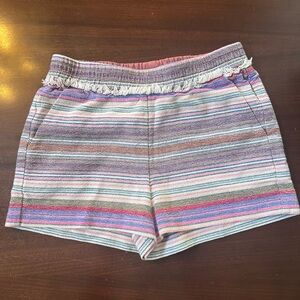 Women’s XS Multi color striped shorts